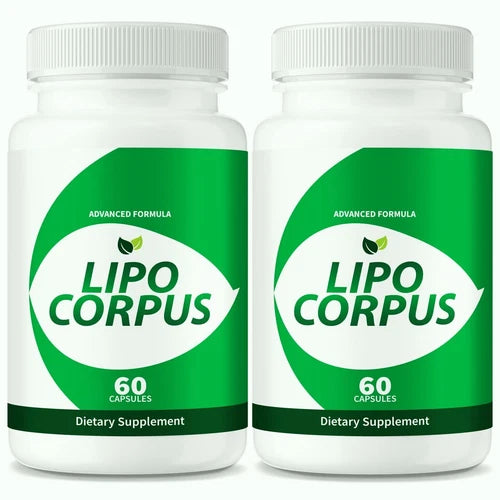 (2 Pack) Lipo Corpus Weight Loss Capsules, Digestive Support Pills