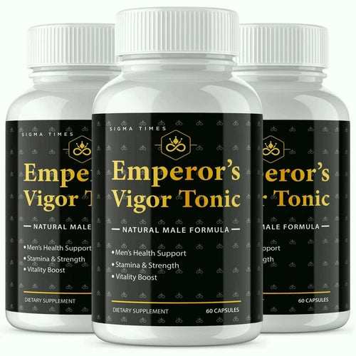 (3 Pack) Emperor's Vigor Tonic All Natural Dietary Supplement, Performance Pills