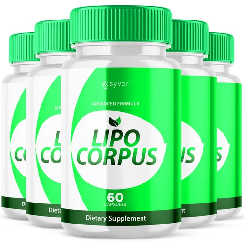 Lipo Corpus Advanced Fitness & Energy Support Supplement All Natural 300 Capsule