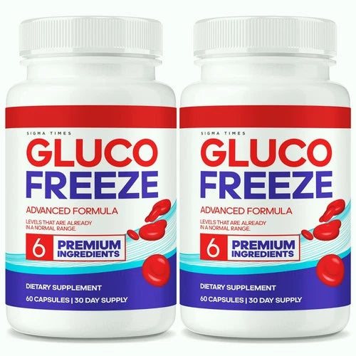 (2 Pack) GlucoFreeze Pills Gluco Freeze (120 Capsules)