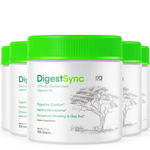 DigestSync Powder - Digestive Balance and Well-Being Support (5 Pack)