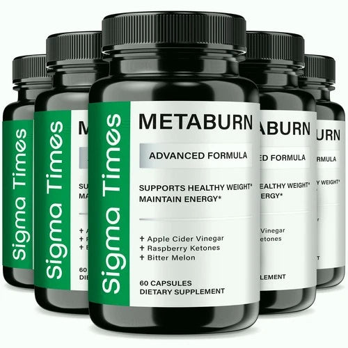 (5 Pack) MetaBurn Weight Loss - Meta Burn Metabolism and Detox Supplement