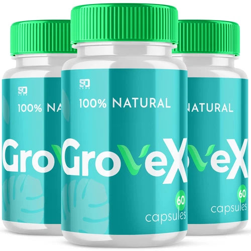(3 Pack) GroveX Men Pills, Maximize Energy, Vitality & Stamina 180 Capsules