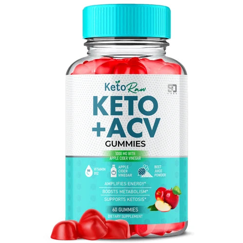 Keto Raw Keto Gummies, Keto Raw ACV Keto+ Weight Loss (60 Gummies)