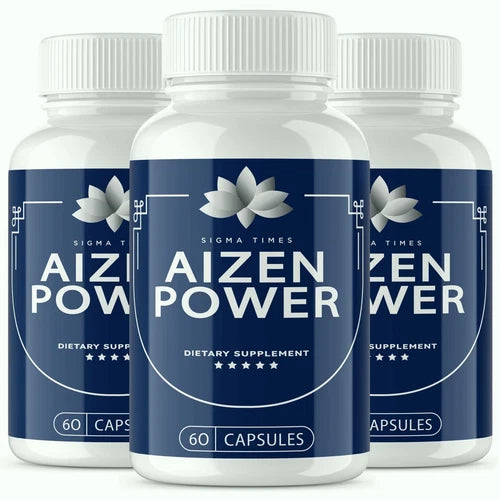 (3 Pack) Aizen Power Male Supplement for Drive & Energy