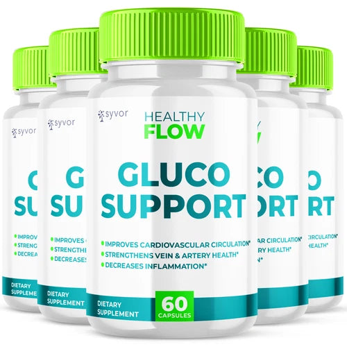 (5 Pack) Healthy Flow Blood Advanced, HealthyFlow Support Supplement 300 Capsule