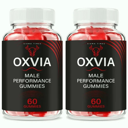 (2 Pack) Oxvia Male Performance Gummies, Advanced Health Formula for Men