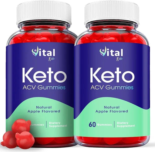 Vital Keto Gummies - Vital Keto ACV Gummys For Weight Loss ORIGINAL - 2 Pack