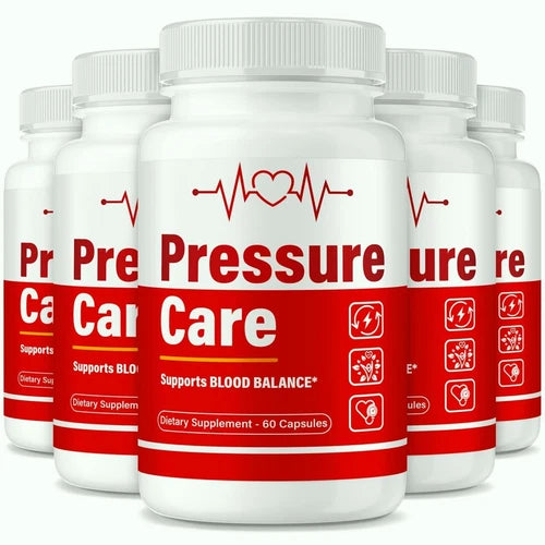(5 Pack) Pressure Care Blood Support Pills for Circulation & Stable Levels