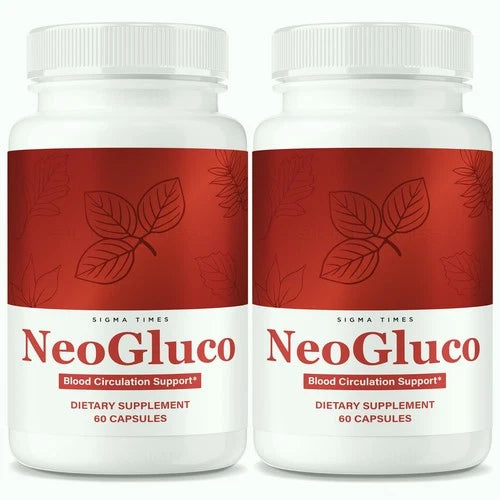 (2 Pack) NeoGluco Caspules, Neo Gluco Blood Support Formula for Circulation