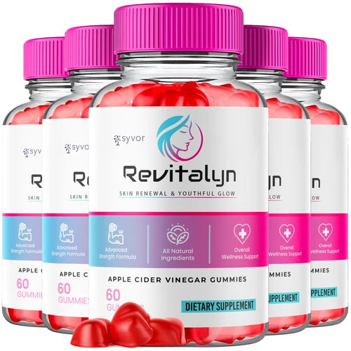 (5 Pack) Revitalyn Keto ACV Gummies 1000MG Advanced Formula Vitamin 300 Gummies