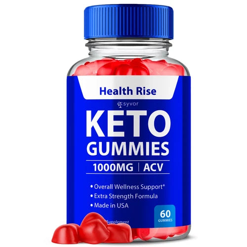 (1 Pack) Health Rise Keto ACV Gummys 1000MG Advanced Formula Vitamin 60 Gummies