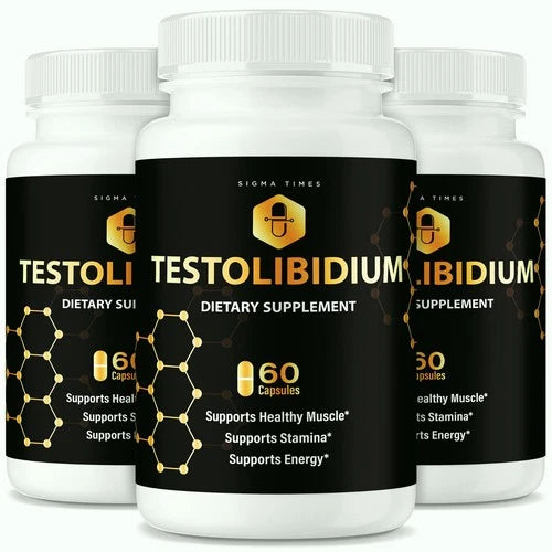 (3 Pack) Testolibidium for Men, Advanced Testo Support for Overall Male Health