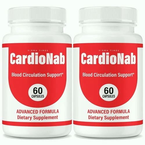 (2 Pack) CardioNab Capsules, Cardio Nab Heart Wellness Support Formula