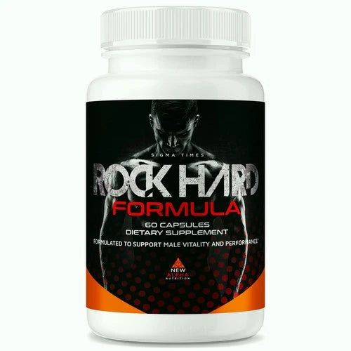 Rock Hard Formula Capsules, Fast Acting Supplement, Male Enhancement Pills 60ct
