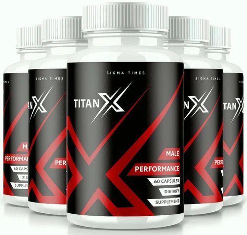 (5 Pack) Titan X Male Health Pills to Boost Performance and Endurance
