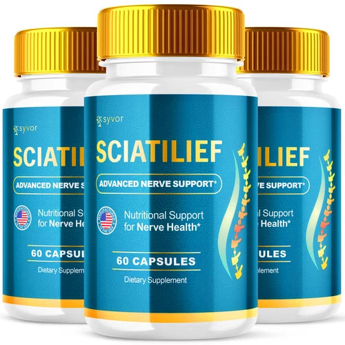 Sciatilief Advanced Nerve Support Formula Maximum Strength Vitamin 180 Capsules
