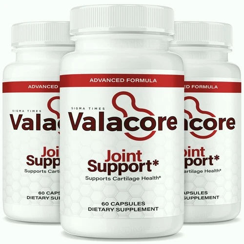 (3 Pack) Valacore Joint Support, Advanced Hip, Joint and Muscle Support Formula