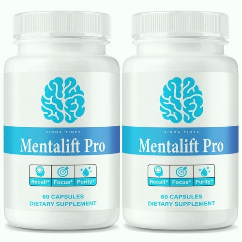 (2 Pack) Mentalift Pro Capsules - MentaliftPro Advanced Brain and Memory Support