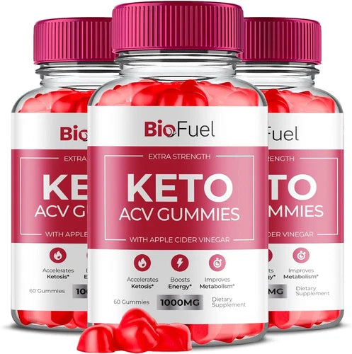 (3 Pack) Biofuel Keto Gummies, Bio Fuel Keto ACV Weight Loss (180 Gummies)