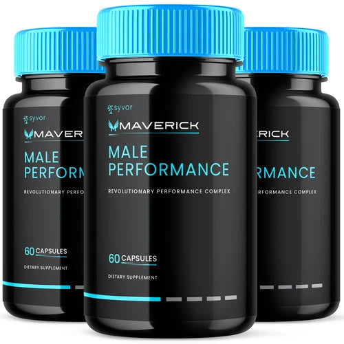 Maverick Male Support Vitamin Maximum Strength Supplement for Men 180 Capsules