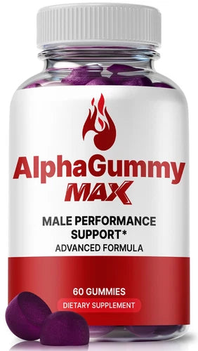 AlphaGummy Max for Men, Advanced Alpha Gummy s Male Support Formula 60ct