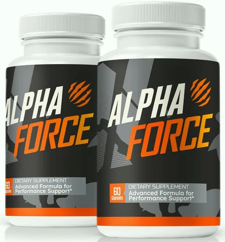 (2 Pack) Alpha Force for ed, Alpha Force for Men, AlphaForce Advanced Male Pills