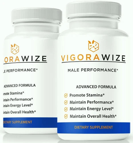 (2 Pack) Vigorawize Performance Pills for Men, VigoraWize Advance Testo Boost