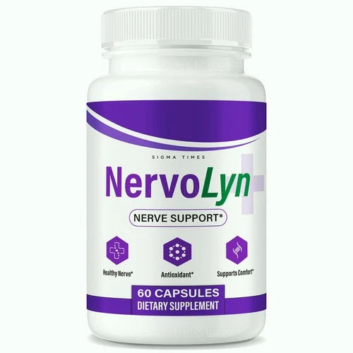 NervoLyn Capsules, All-Natural Nervo Lyn for Nerve Health Support 60ct