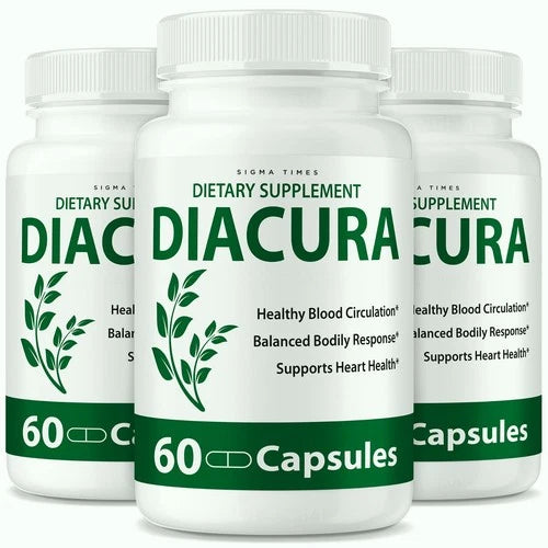 (3 Pack) Diacura Capsules – Advanced Blood Support for Healthy Body