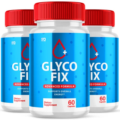 (3 Pack) Glyco FIx Pills - Glyco Fix Blood Sugar Health Support Formula 180ct
