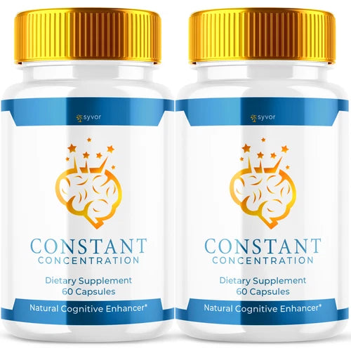 Constant Concentration Advanced Nootropic Formula Brain Health Support 120 Caps