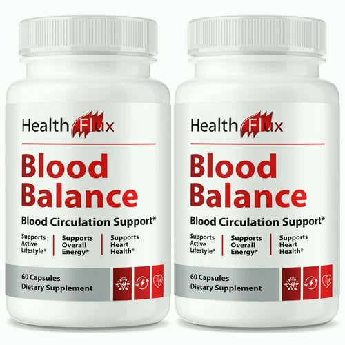 (2 Pack) Health Flux Blood Balance Formula, Premium Support for Healthy Levels
