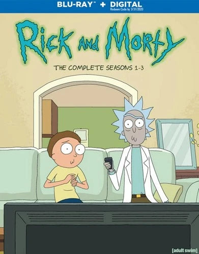 Rick and Morty Season One, Two & Three Blu-ray Justin Roiland