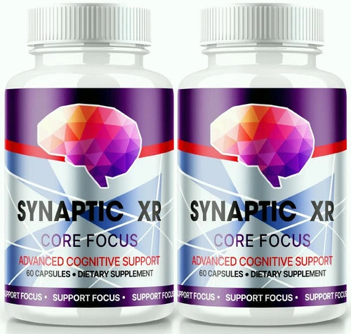 (2 Pack) Synaptic XR Core Focus Pills to Boost Cognitive Performance & Focus