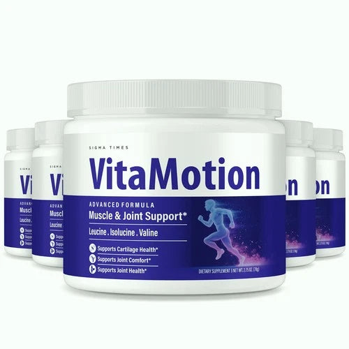 (5 Pack) VitaMotion Powder, Vita Motion Muscle and Joint Health Support