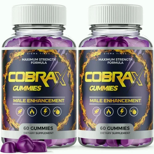 (Official 2 Pack) Cobrax Gummies, Cobra X Gummies Men, Cobrax Enhancement