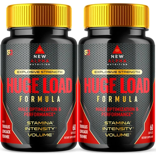 Huge Load Formula Optimizes Strength, Boost Performance and Stamina (2 Pack)