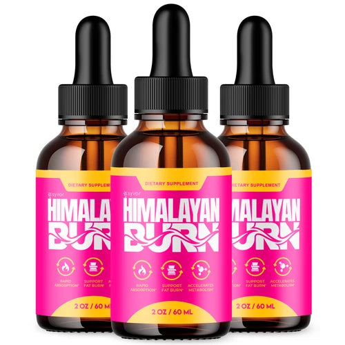 Himalayan Burn Drops Max Strength Keto Formula Weight Management Supplement 3Pck