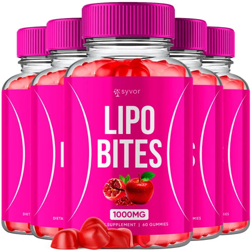 Lipo Bites Apple Cider Vinegar Gummies Max ACV Strength Supplement 300 Gummies