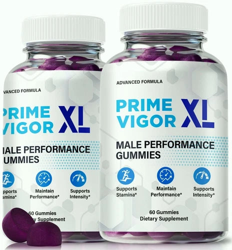 (2 Pack) Prime Vigor XL Gummies for Men ed, PrimeVigor XL Advanced Male Gummy