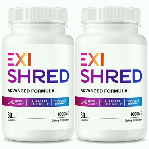 (2 Pack) Exi Shred Fat Burner Pills ,  ExiShred Advanced Weight Loss Formula