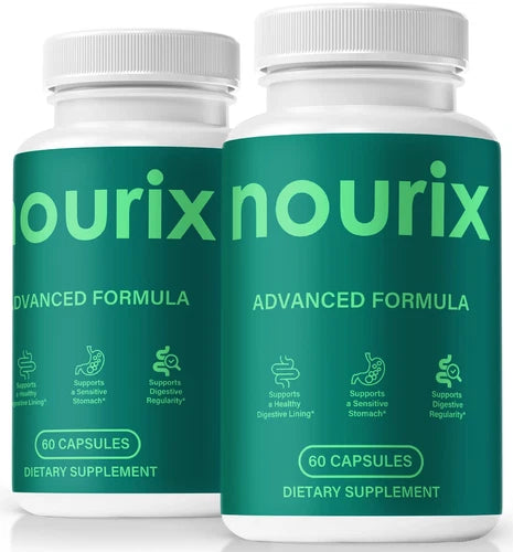 (2 Pack) Nourix Capsules for Probiotic and Gut Health Support, Advanced Formula