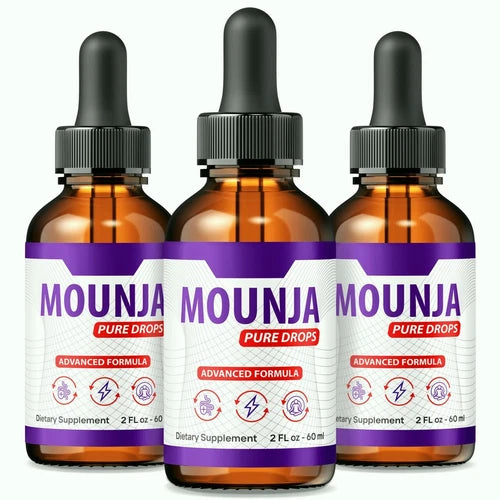 (3 Pack) Mounja Pure Weight Loss Drops, MounjaPure Premium Formula