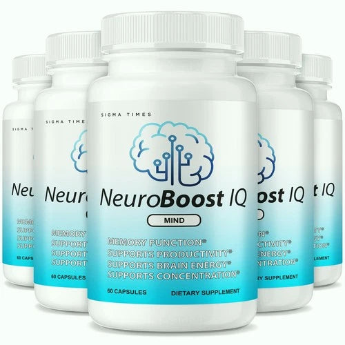 (5 Pack) NeuroBoost IQ- Cognitive Enhancer Capsules for Cognition and Focus