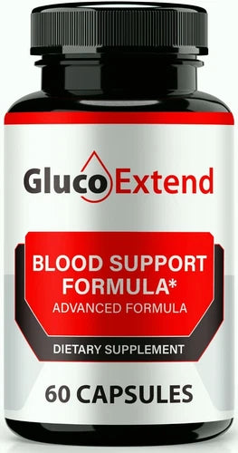 Gluco Extend Blood Support Pills, GlucoExtend for Blood Sugar & Pressure 60ct