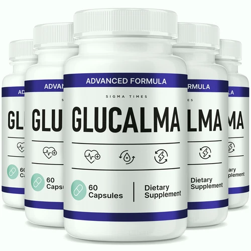(5 Pack) Glucalma Capsules, Comprehensive Support for Blood, Heart & Circulation