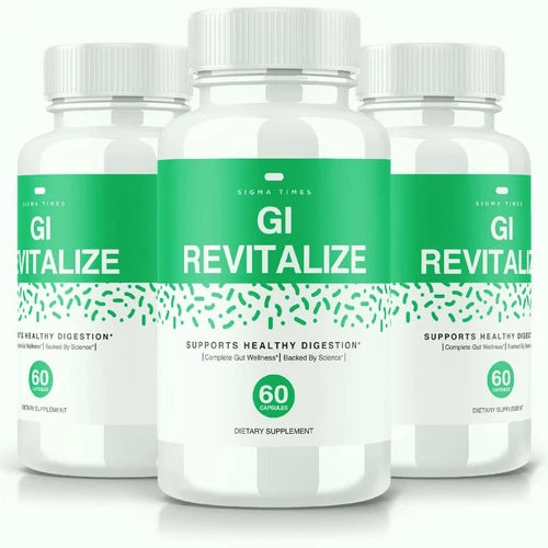 (3 Pack) GI Revitalize Advanced Digestive Health Pills to Support Gut Health