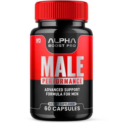 (1 Pack) Alpha Boost Pro Male Pills - Maximize Energy, Vitality & Stamina 60ct
