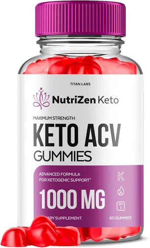 Nutrizen Keto Gummies, Nutrizen Keto ACV Gummies for Weight Loss (60 Gummies)